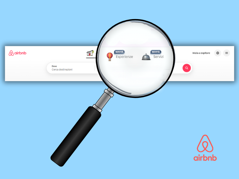 Le nuove pagine di Airbnb: Esperienze e Servizi
